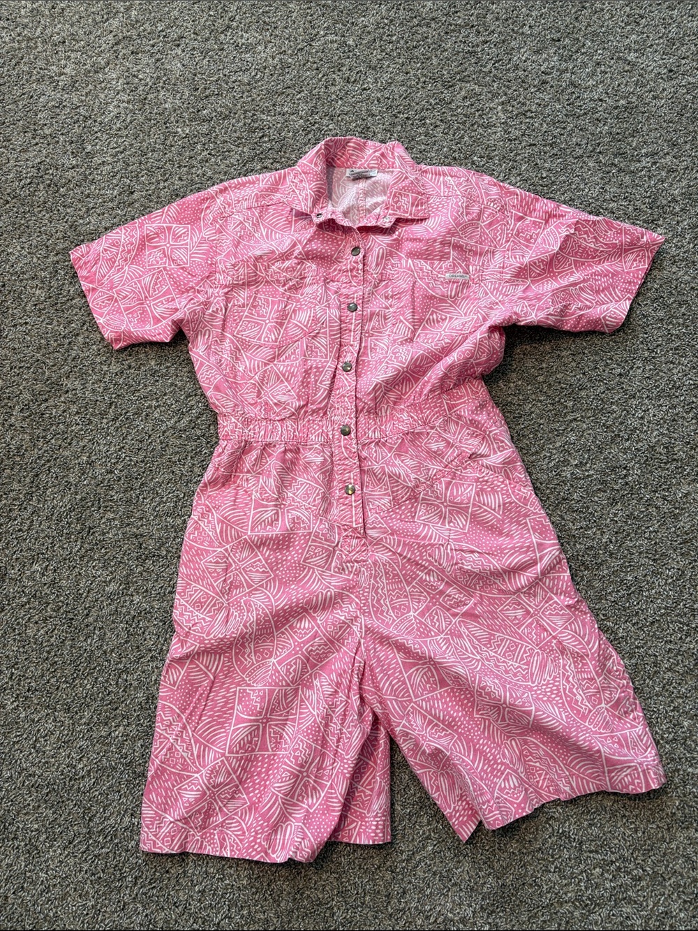 Vintage Dreams, Pink - One-Piece Jumpsuit / Large